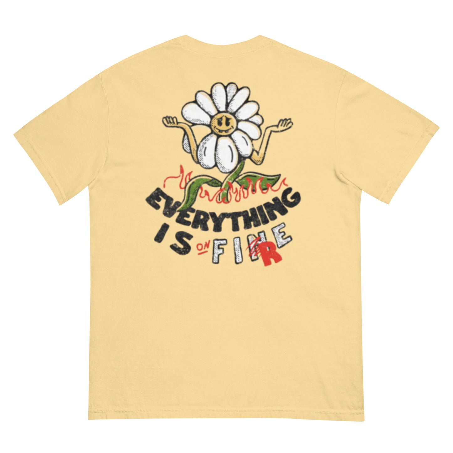IAF Everything is Fine Men’s heavyweight t-shirt