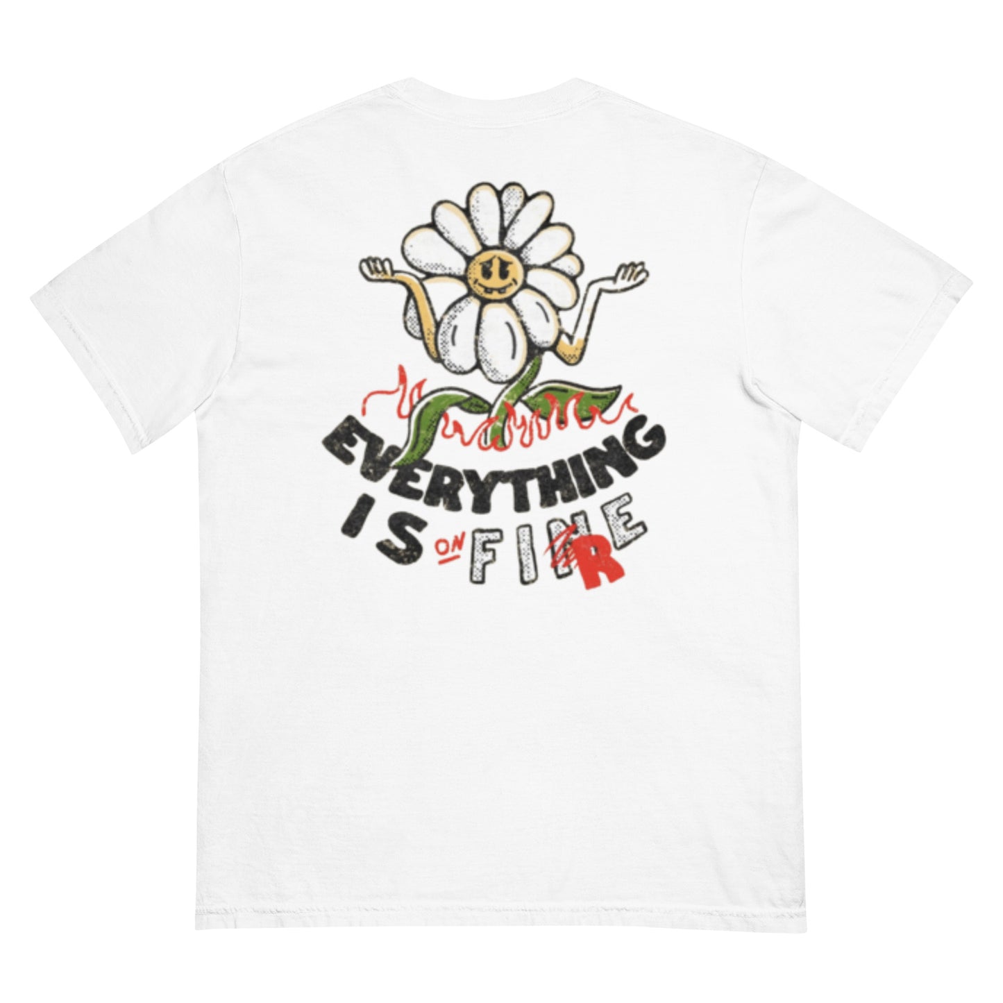 IAF Everything is Fine Men’s heavyweight t-shirt