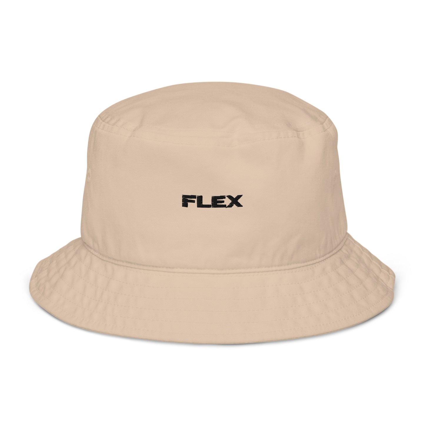 Flex White Organic bucket hat