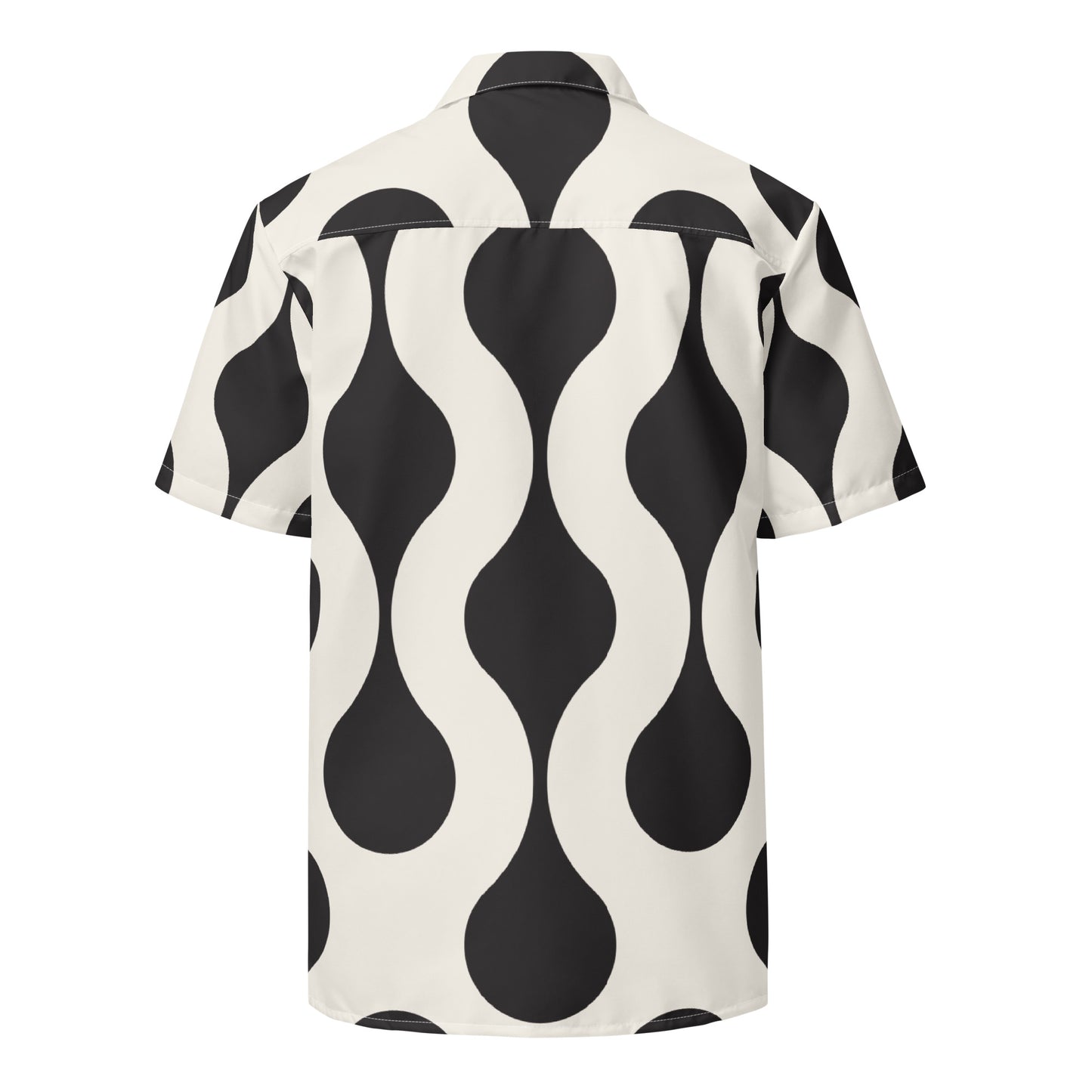 IAF Black n White Unisex button shirt