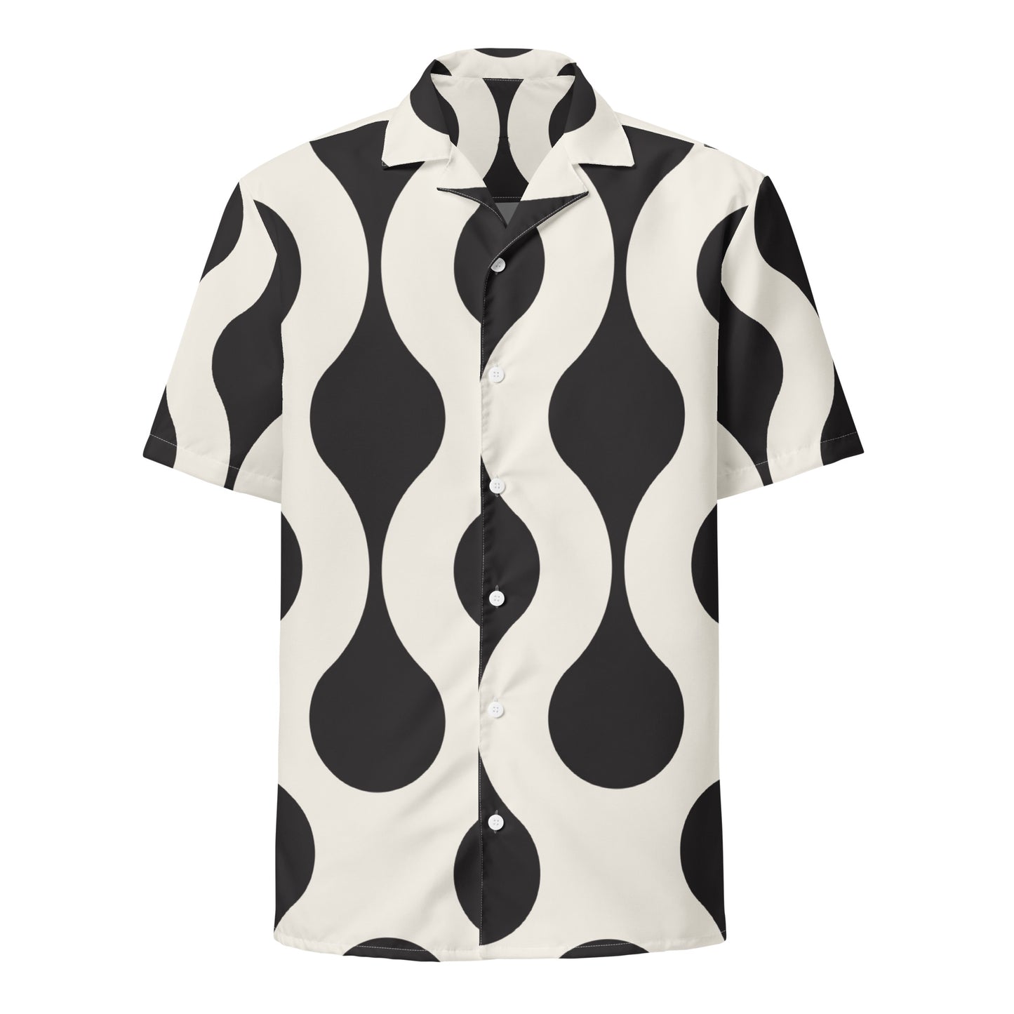 IAF Black n White Unisex button shirt