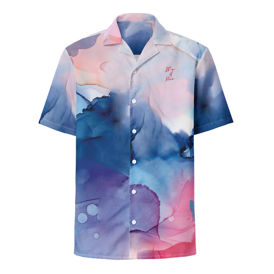 IAF Watercolors Unisex button shirt