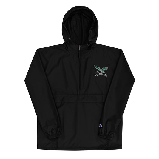 Bird Gang Pull-over Embroidered Champion Packable Jacket