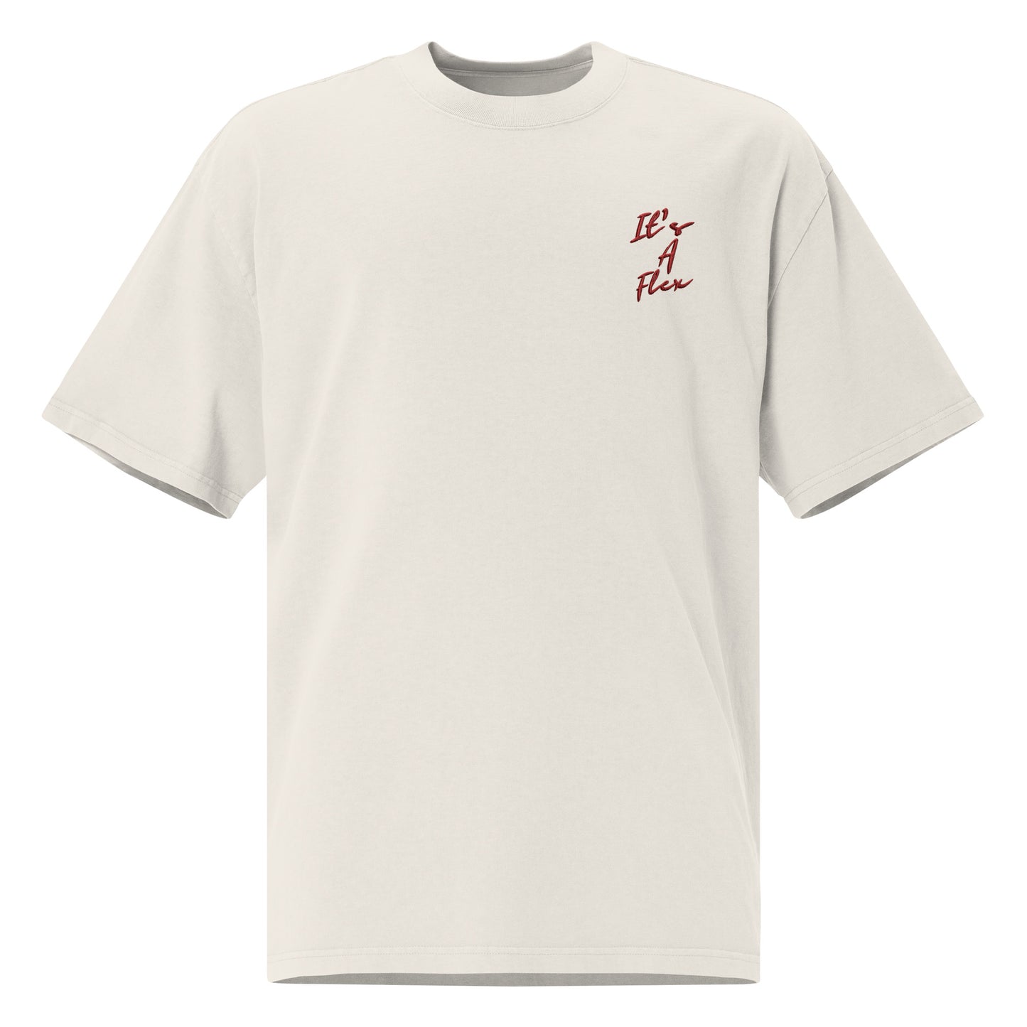 IAF Oversized embroidered faded t-shirt
