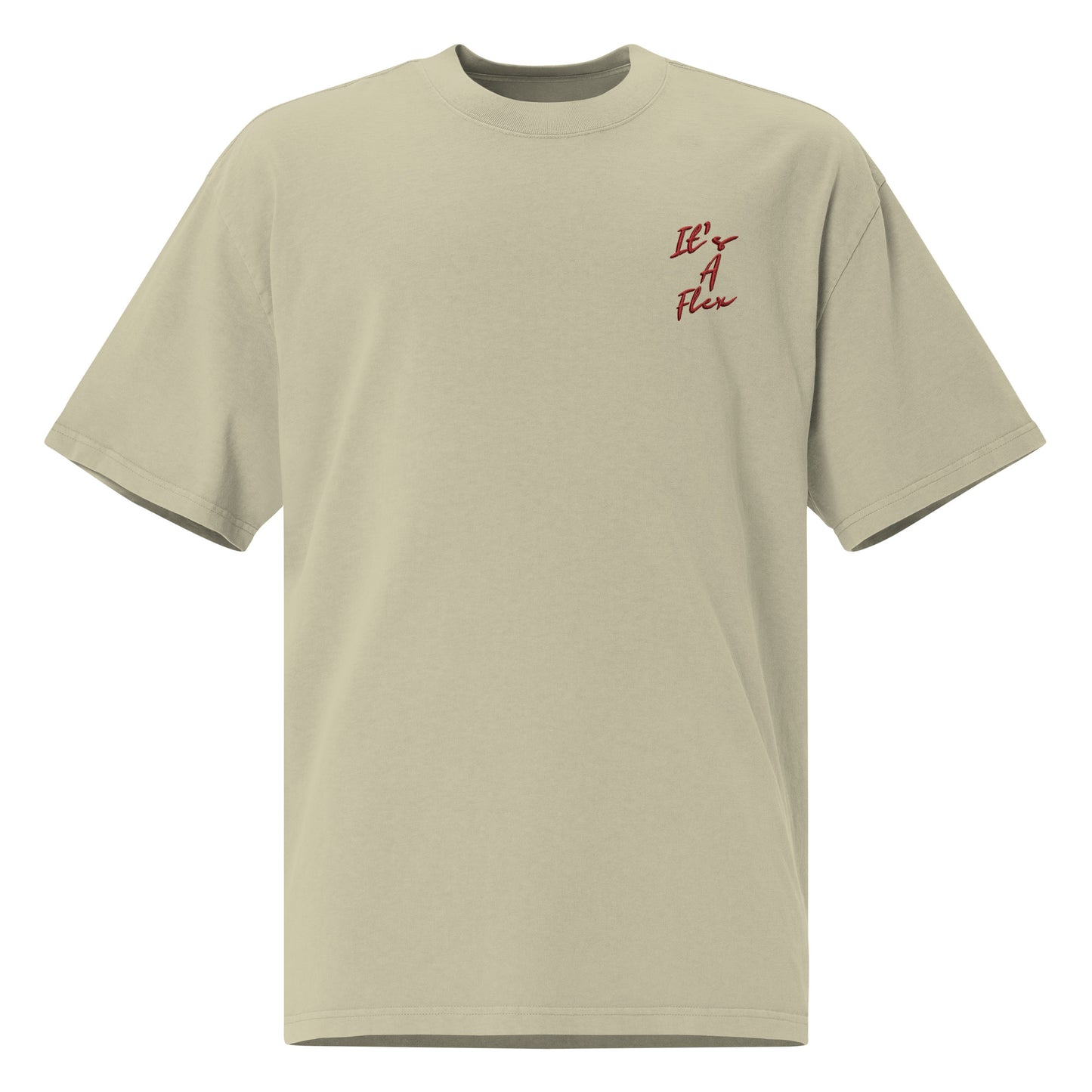 IAF Oversized embroidered faded t-shirt