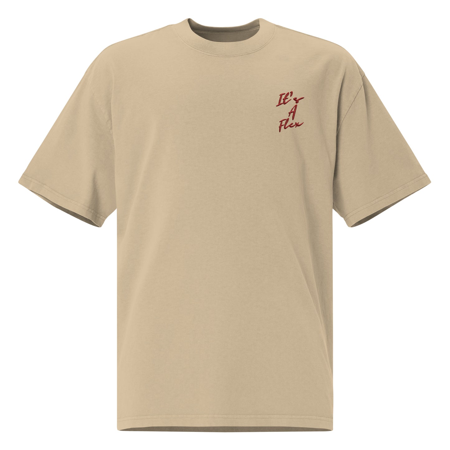 IAF Oversized embroidered faded t-shirt