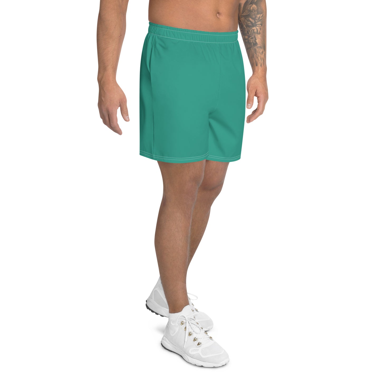 IAF Blue/Green Men's Athletic Shorts